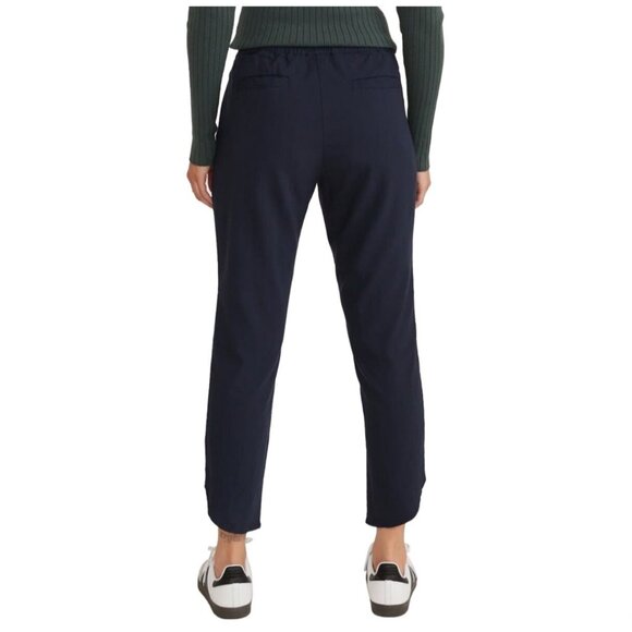 Marine Layer Allison Pant Navy Infill Elastic Waistband size Small 2 pockets new - Picture 2 of 13